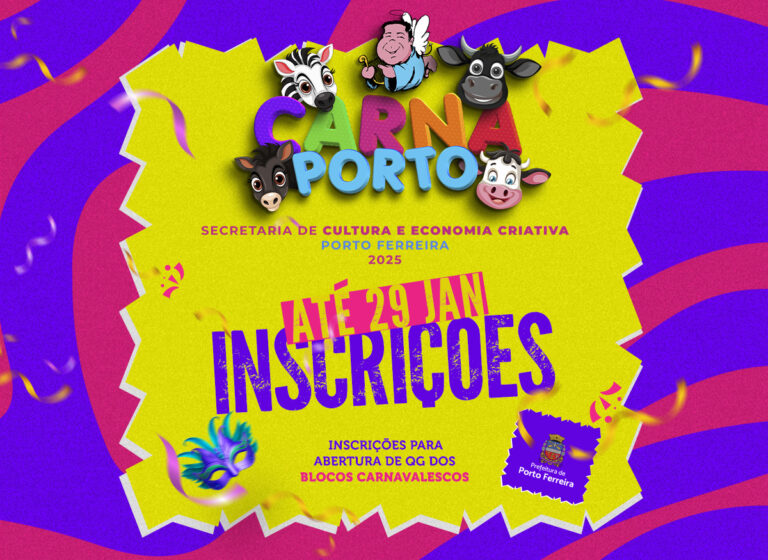 carnaval-2025:-inscricoes-abertas-para-abertura-de-qgs-dos-blocos-carnavalescos-em-porto-ferreira
