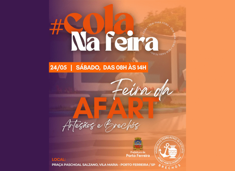 afart-realiza-nova-edicao-da-feira-de-artesaos-e-brechos-no-sabado,-na-vila-maria