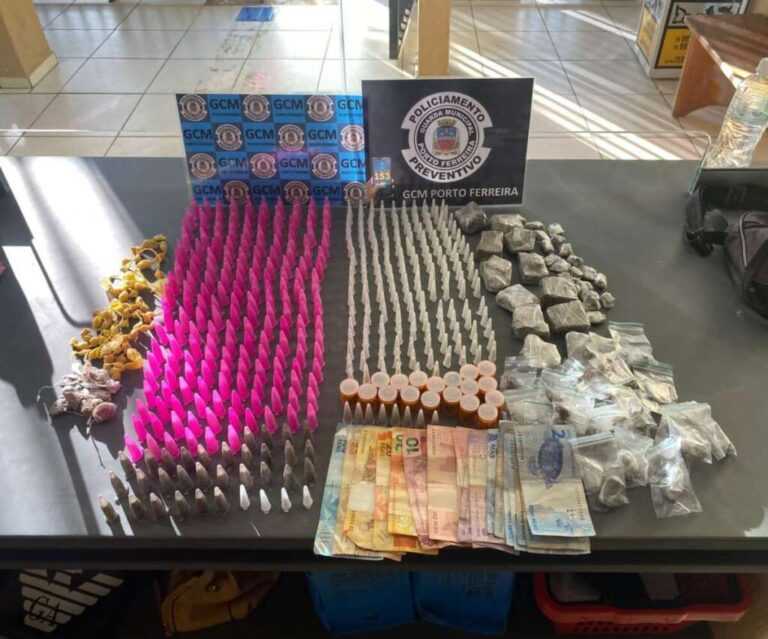porto-ferreira.-homem-e-preso-em-flagrante-com-grande-quantidade-de-drogas-pela-gcm