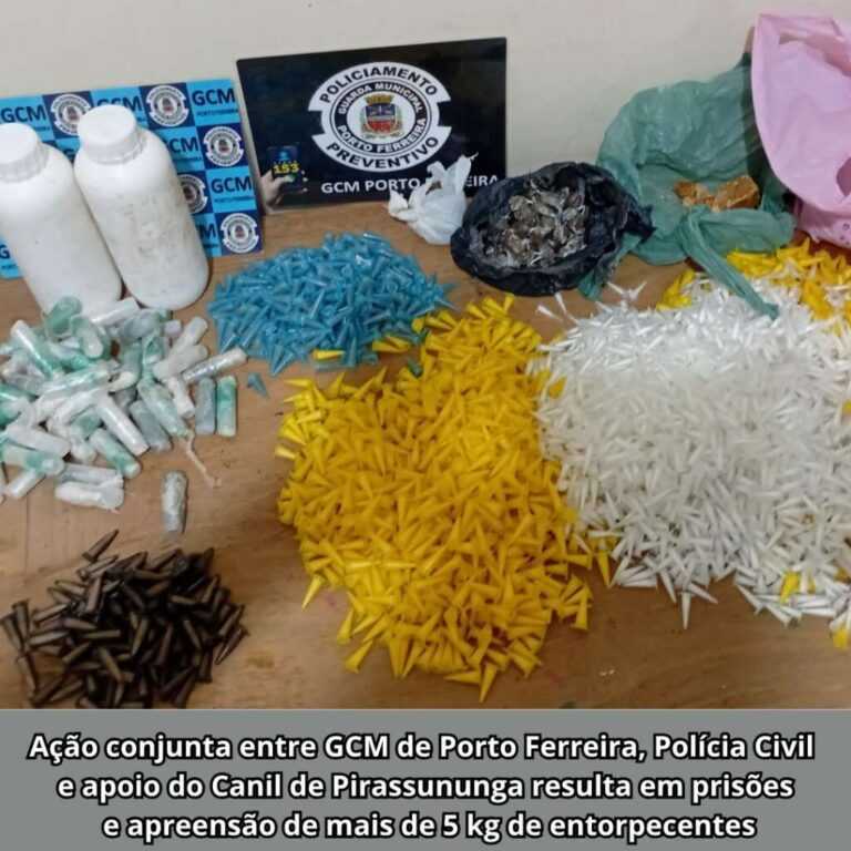 guarda-civil-municipal-de-porto-ferreira-apreende-mais-de-4,5-mil-porcoes-de-drogas-em-‘operacoes’