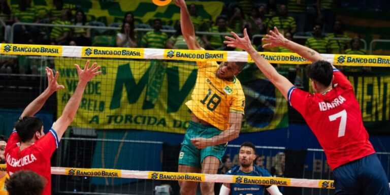 Brasil vence Chile na estreia através do Sul-Americano de vôlei masculino brasil-vence-chile-na-estreia-pelo-sul-americano-de-volei-masculino